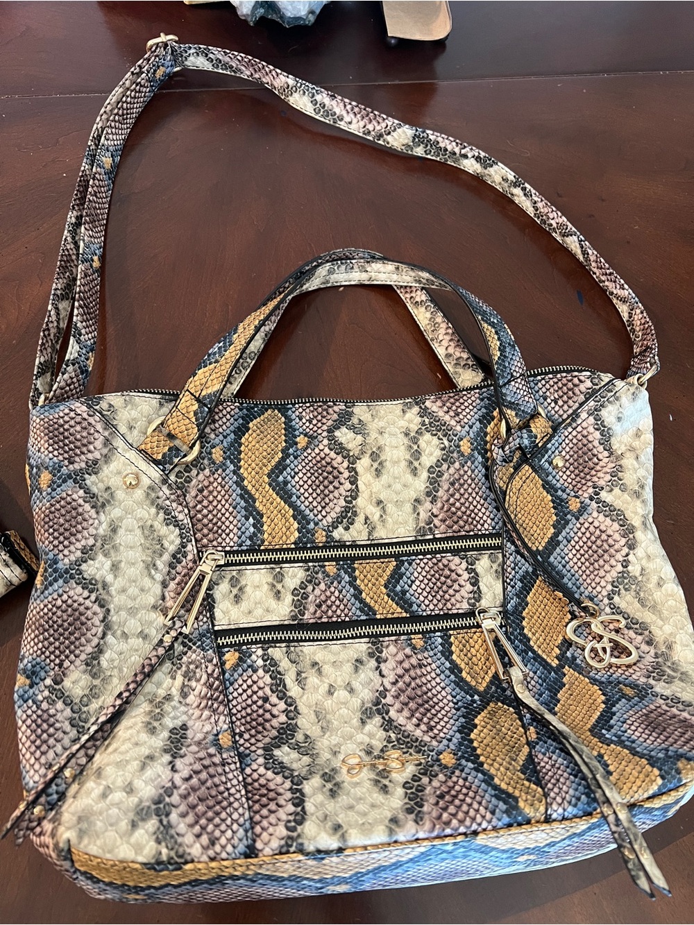 Jessica Simpson Purse and Matching Wallet